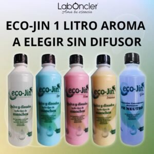 EcoJin 1 Litro Aroma a elegir SIN DIFUSOR
