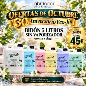 EcoJin 5 Litros Aroma a elegir SIN DIFUSOR