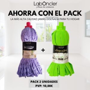 PACK DOBLE FREGONA OPTIMUS 960+TRAPEADORA