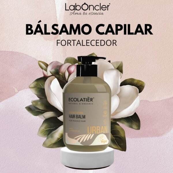 ECOLATIER Bálsamo Capilar Fortalecedor Cabello Frágil, Karité y Magnolia
