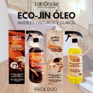 PACK DOBLE OLEO MADERAS CLARA Y OSCURA ECO-JIN 750ML
