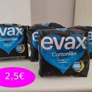 COMPRESAS EVAX NOCHE COTTONLIKE 11 U