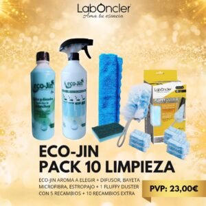 PACK 10 ECOJIN + PLUMERO FLUFFY DUSTER