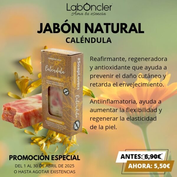 JABÓN Natural de Caléndula