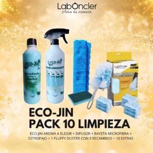PACK 10 ECOJIN + PLUMERO FLUFFY DUSTER