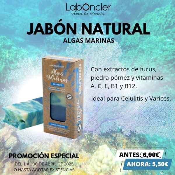 JABÓN Natural de Algas Marinas
