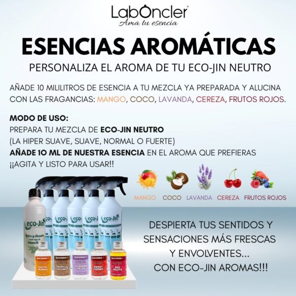 PACK BOUQUET (EJ NEUTRO 1L+5 DIFUSORES+5 ESENCIAS AROMATICAS A ELEGIR) - Imagen 3