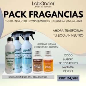 PACK FRAGANCIAS (EJ NEUTRO 1L+2 DIFUSORES+2 ESENCIAS AROMATICAS A ELEGIR)