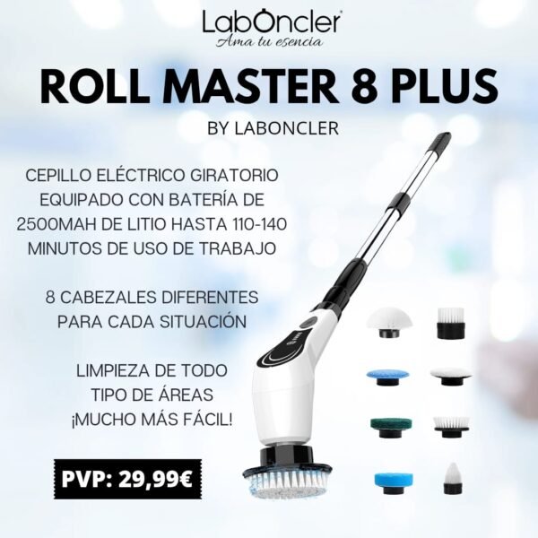 CEPILLO ELÉCTRICO ROLL MASTER 8 PLUS+ECO-JIN A ELEGIR CON DIFUSOR - Imagen 2