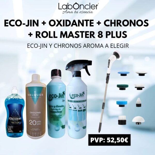 SET CEPILLO ELÉCTRICO+ECO-JIN CON DIFUSOR (A ELEGIR)+LAVAVAJILLAS CHRONOS (A ELEGIR)+CREMA OXIDANTE
