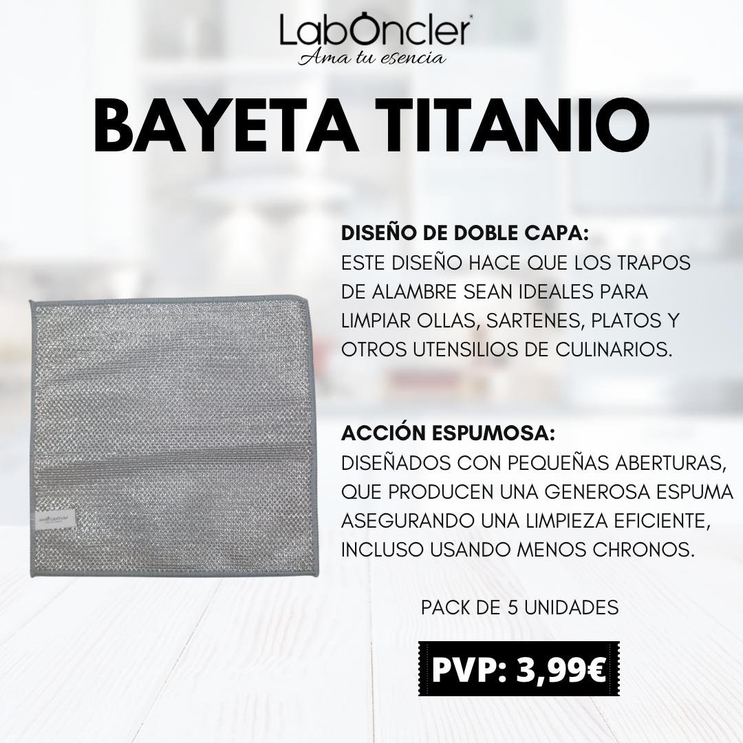 BAYETA TITANIO DE ACERO INOXIDABLE (PACK DE 5 UDS) - Imagen 4