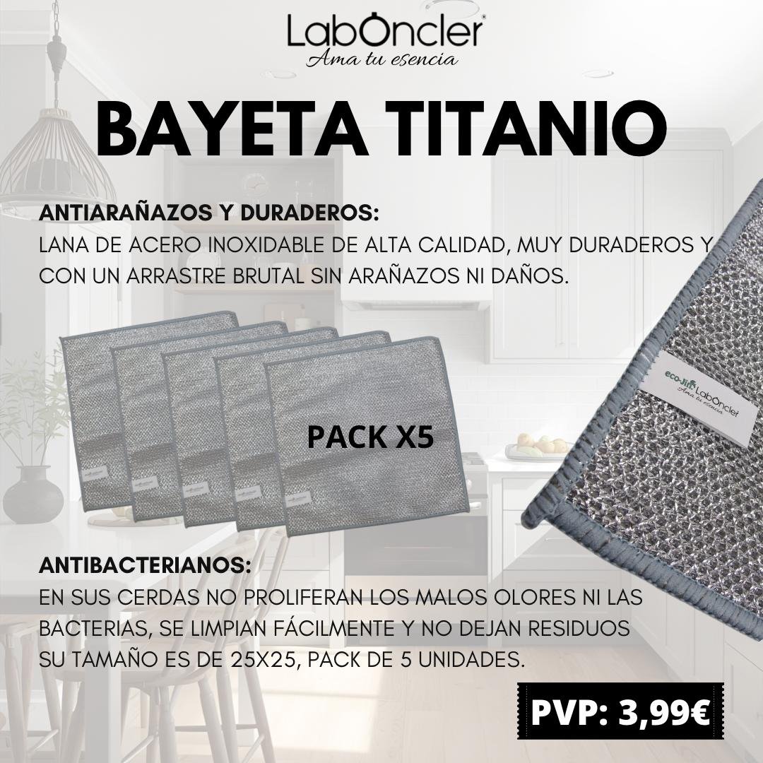 BAYETA TITANIO DE ACERO INOXIDABLE (PACK DE 5 UDS) - Imagen 5