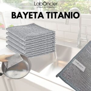 BAYETA TITANIO DE ACERO INOXIDABLE (PACK DE 5 UDS)