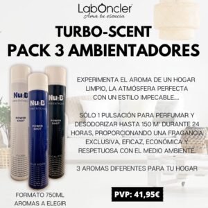 TRIO TURBO SCENT (3 Unidades)