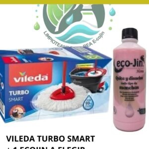 OFERTA SEMANA - VILEDA TURBO SMART + 1 ECOJIN A ELEGIR