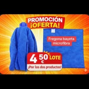 PACK FREGONA MICROFIBRA + BAYETA