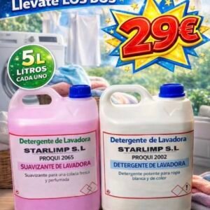 Pack Detergente y Suavizante Starlimp