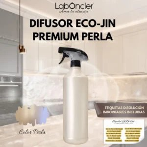 Difusor ECO-JIN Premium (Perla o Grafito) + Etiquetas imborrables