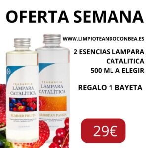 OFERTA DE LA SEMANA -  2 ESENCIAS DE LAMPARA CATALITICA 200 ML  A ELEGIR