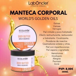 ECOLATIER Manteca Corporal World's Golden Oils